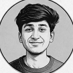 Illustrated portrait of Parth Modi